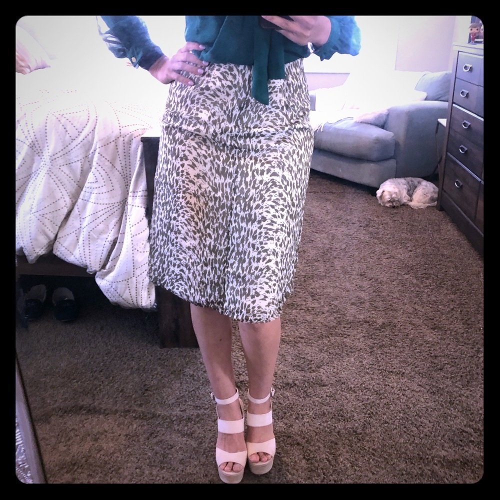 JCrew Printed Skirt